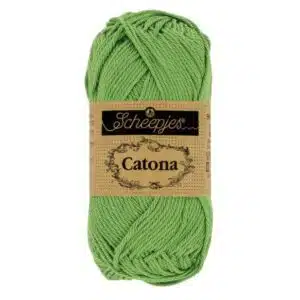 Coton Catona de Scheepjes 50g - 412 Vert forêt