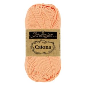Coton Catona de Scheepjes 50g - 414 Pêche vintage