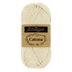 Coton Catona de Scheepjes 25g - 505 Lin (écru)