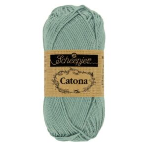 Coton Catona de Scheepjes 50g - 528 Bleu argent