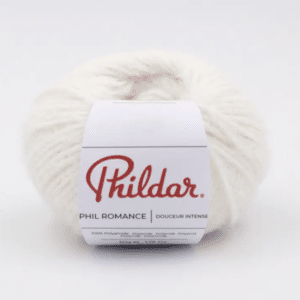 Fil romance Phildar - blanc