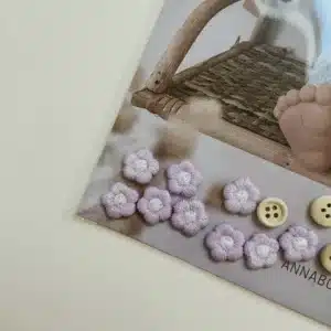 Kit de la robe de poupée Paola - parme