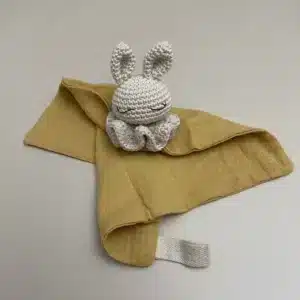 Lange pour doudou - Uni seigle