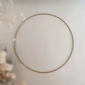 Anneau métallique - doré