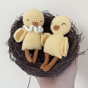 poussin, pâques, oeuf, pioupy, annab, crochet, scheepjes, coton, catona, mercerie, box crochet, kit crochet