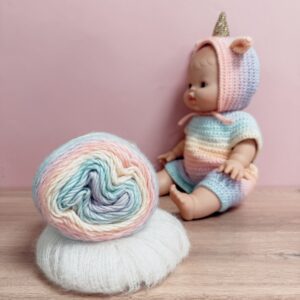 fil arc-en-ciel, cake, fil, mercerie, annab, coton, laine, phildar, crochet