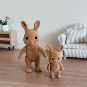 lapin, miniature, sylvanian, amigurumi, crochet, mercerie, annab