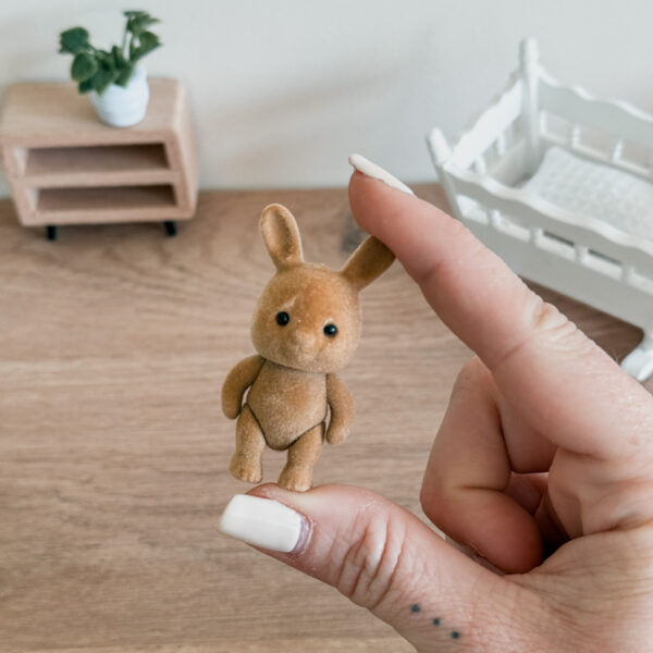 lapin, miniature, sylvanian, amigurumi, crochet, mercerie, annab