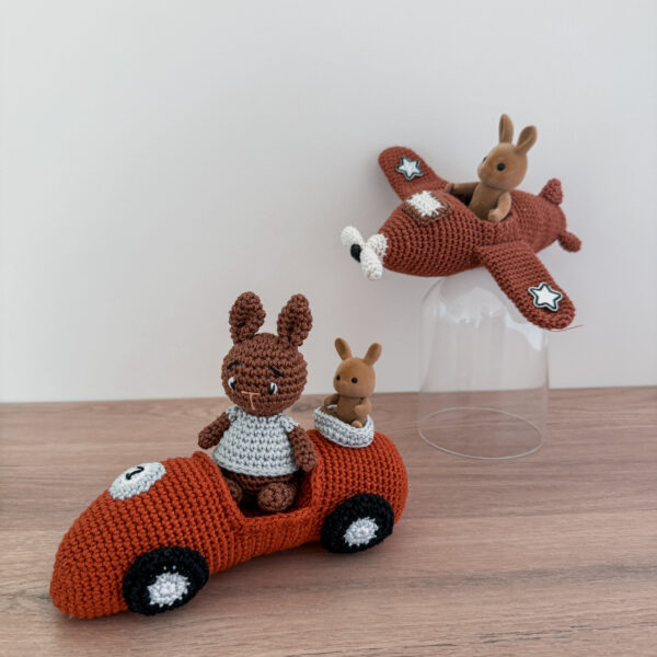 lapin, miniature, sylvanian, amigurumi, crochet, mercerie, annab