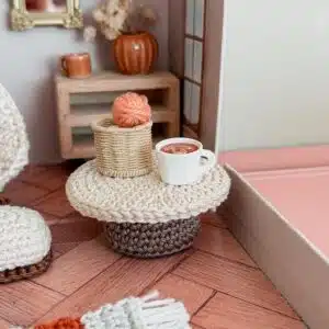 table basse en crochet