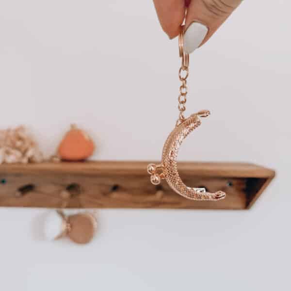 porte monnaie, vintage, fermoir, porte-clef, annab, crochet, mercerie