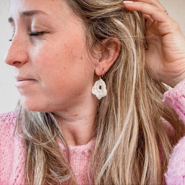 boucle d'oreille, crochet, annab, box crochet, boucle oreille au crochet