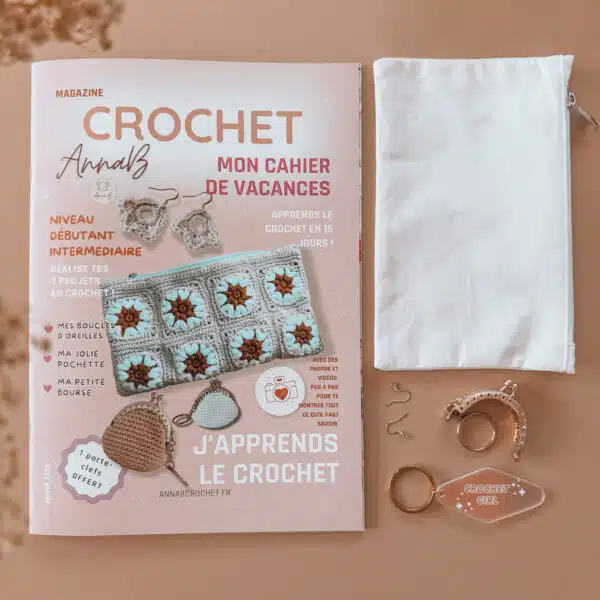 mini kit, annab, cahier de vacances, crochet, box crochet, juin, box juin, mercerie