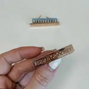 pin's, mercerie, crochet, annab, box crochet, range crochet, trousse, logo, etiquette