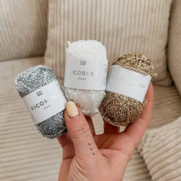 ricorumi, lamé, pelote ricorumi, pelote, amigurumi, mercerie, annab, crochet, box crochet
