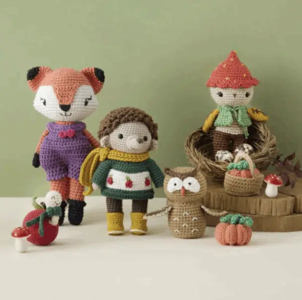 livre, crochet, livre crochet, automne, box crochet, mercerie, annab, kit crochet