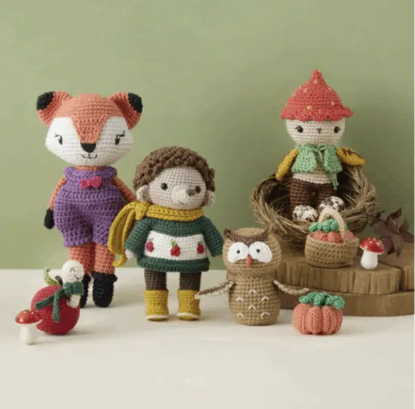 livre, crochet, livre crochet, automne, box crochet, mercerie, annab, kit crochet