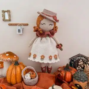 Jolly, poupée, crochet, poupée au crochet, annab, crochet, mercerie, box crochet, kit crochet, automne