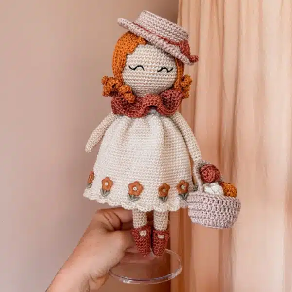 Jolly, poupée, crochet, poupée au crochet, annab, crochet, mercerie, box crochet, kit crochet, automne