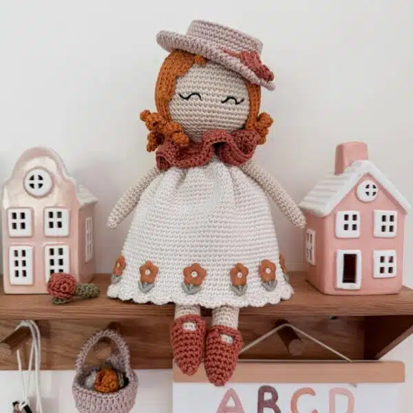 Jolly, poupée, crochet, poupée au crochet, annab, crochet, mercerie, box crochet, kit crochet, automne