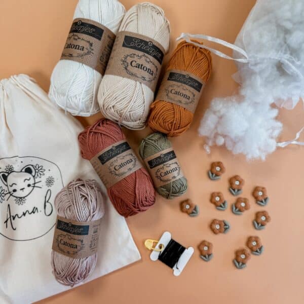 Jolly, poupée, crochet, poupée au crochet, annab, crochet, mercerie, box crochet, kit crochet, automne