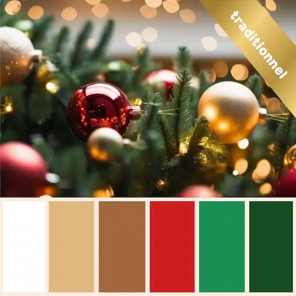 palette couleur calendrier avant traditionnel