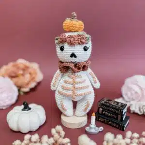 halloween, crochet, annab, annabcrochet, mercerie, box crochet, amigurumi, chat, chauve-souris, squelette
