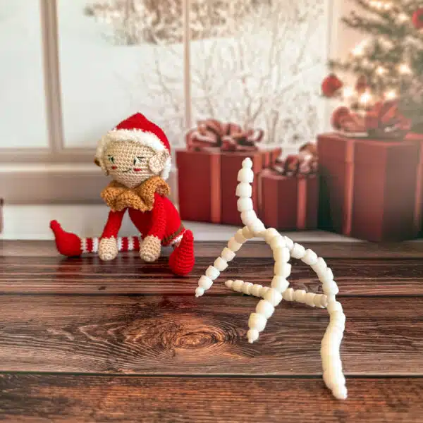 lutin, corps articulé, annab, crochet, amigurumi, peluche, squelette, mercerie, box crochet