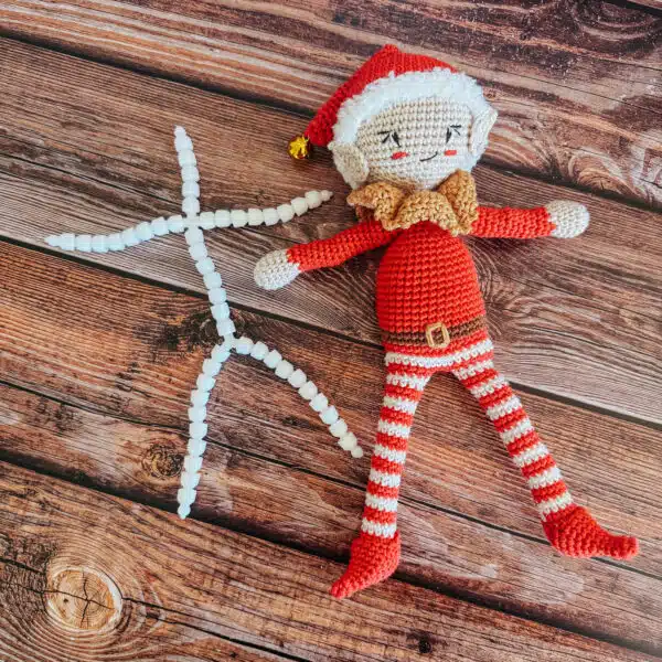 lutin, corps articulé, annab, crochet, amigurumi, peluche, squelette, mercerie, box crochet