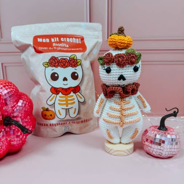 halloween, crochet, annab, annabcrochet, mercerie, box crochet, amigurumi, chat, chauve-souris, squelette