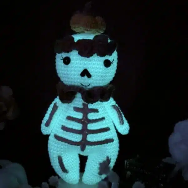 halloween, crochet, annab, annabcrochet, mercerie, box crochet, amigurumi, chat, chauve-souris, squelette