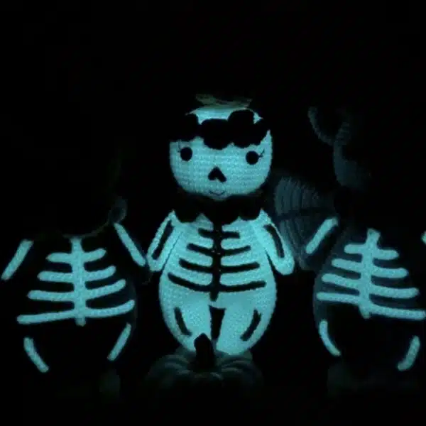 halloween, crochet, annab, annabcrochet, mercerie, box crochet, amigurumi, chat, chauve-souris, squelette