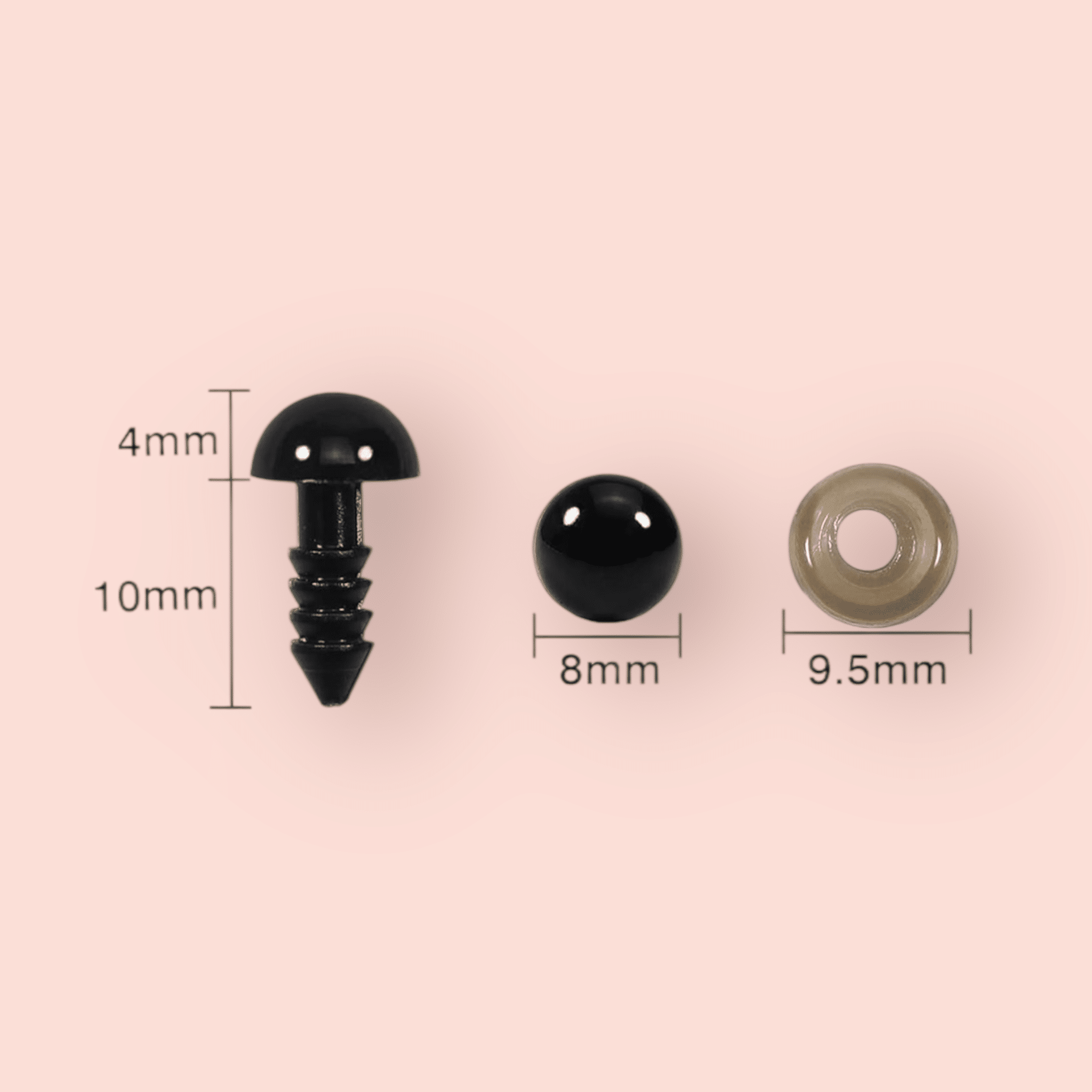 amigurumi, yeux, yeux de sécurité, Accessoires divers, annab, crochet, box crochet, Mercerie,