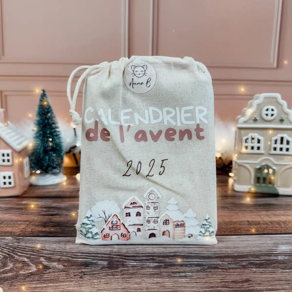 calendrier de l'avent AnnaB crochet en version pochon avec les patrons de Noel
