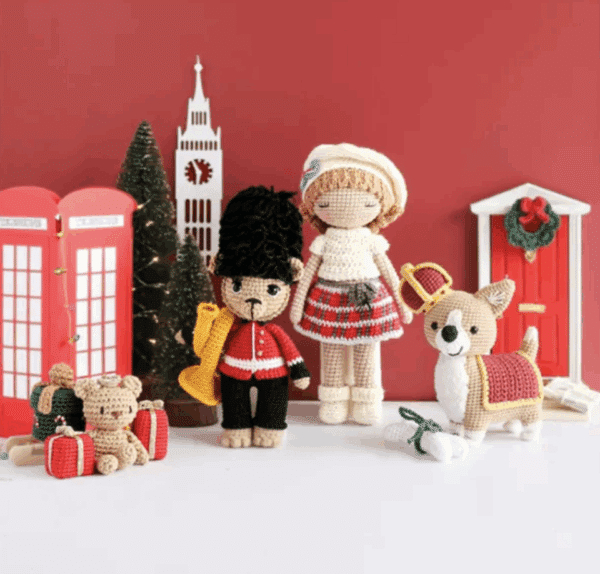 livre crochet, annab, crochet, amigurumi, mercerie, livre noel, noel, british