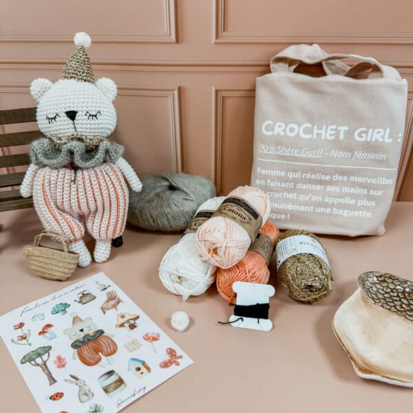 buddy, annab, crochet, annabcrochet, amigurumi, mercerie, box crochet, kit crochet