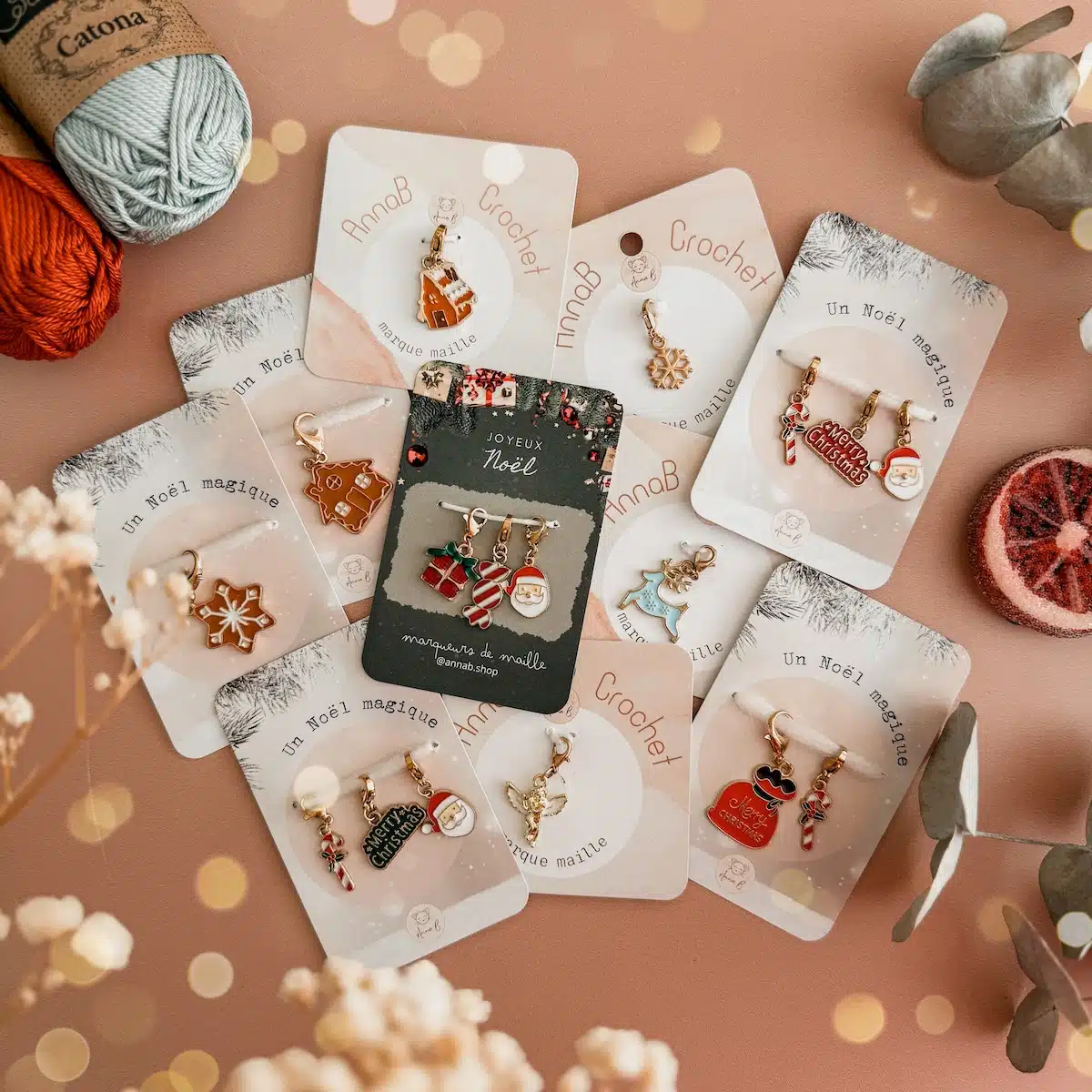 jolis marqueurs de maille pour le crochet ou le tricot