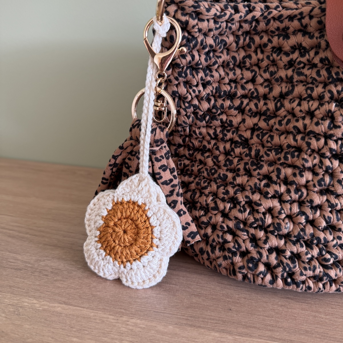 Patron du porte-clés fleuri (étui porte-sac) – Image 2