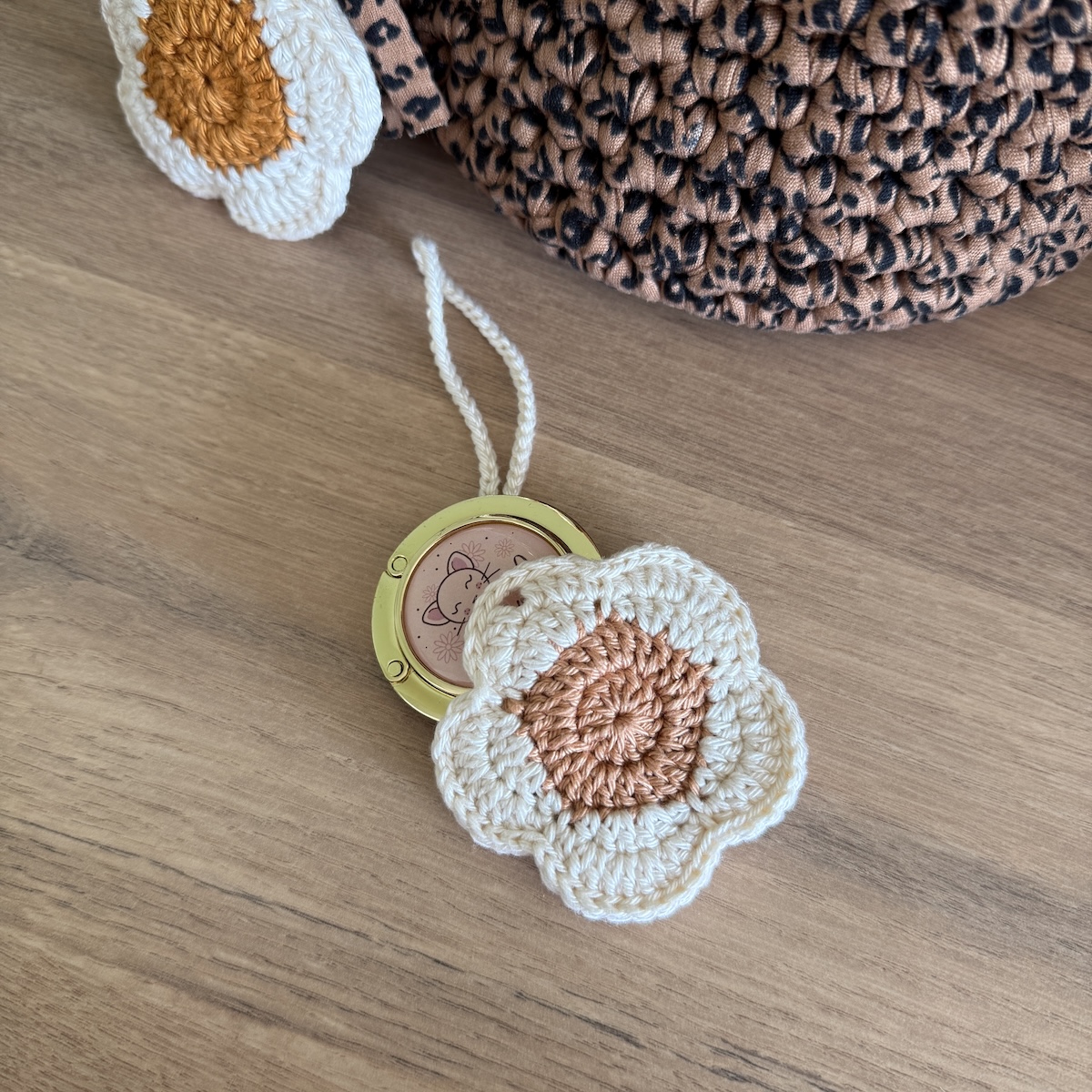 Patron du porte-clés fleuri (étui porte-sac) – Image 4