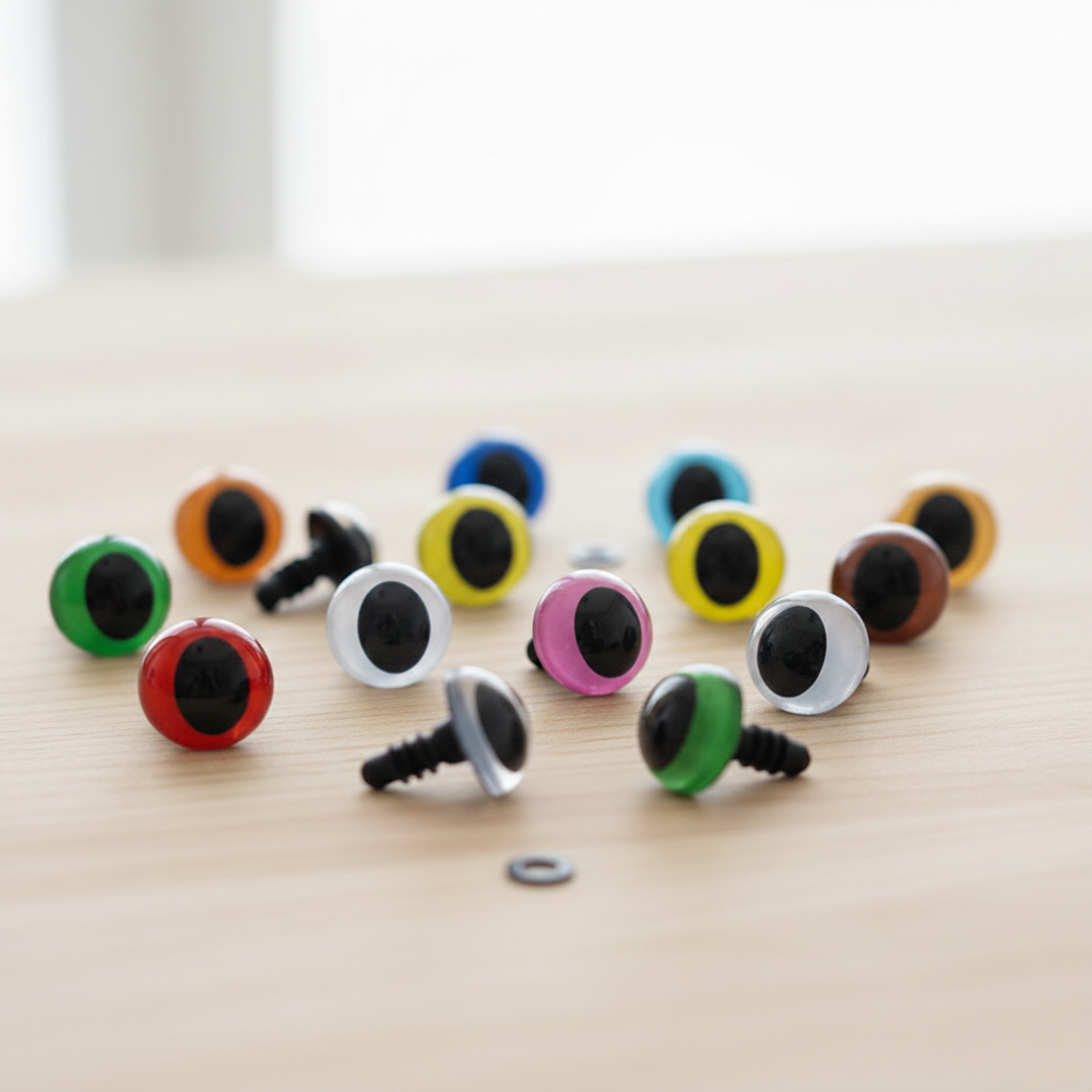 Yeux de sécurité bicolore (10 mm)