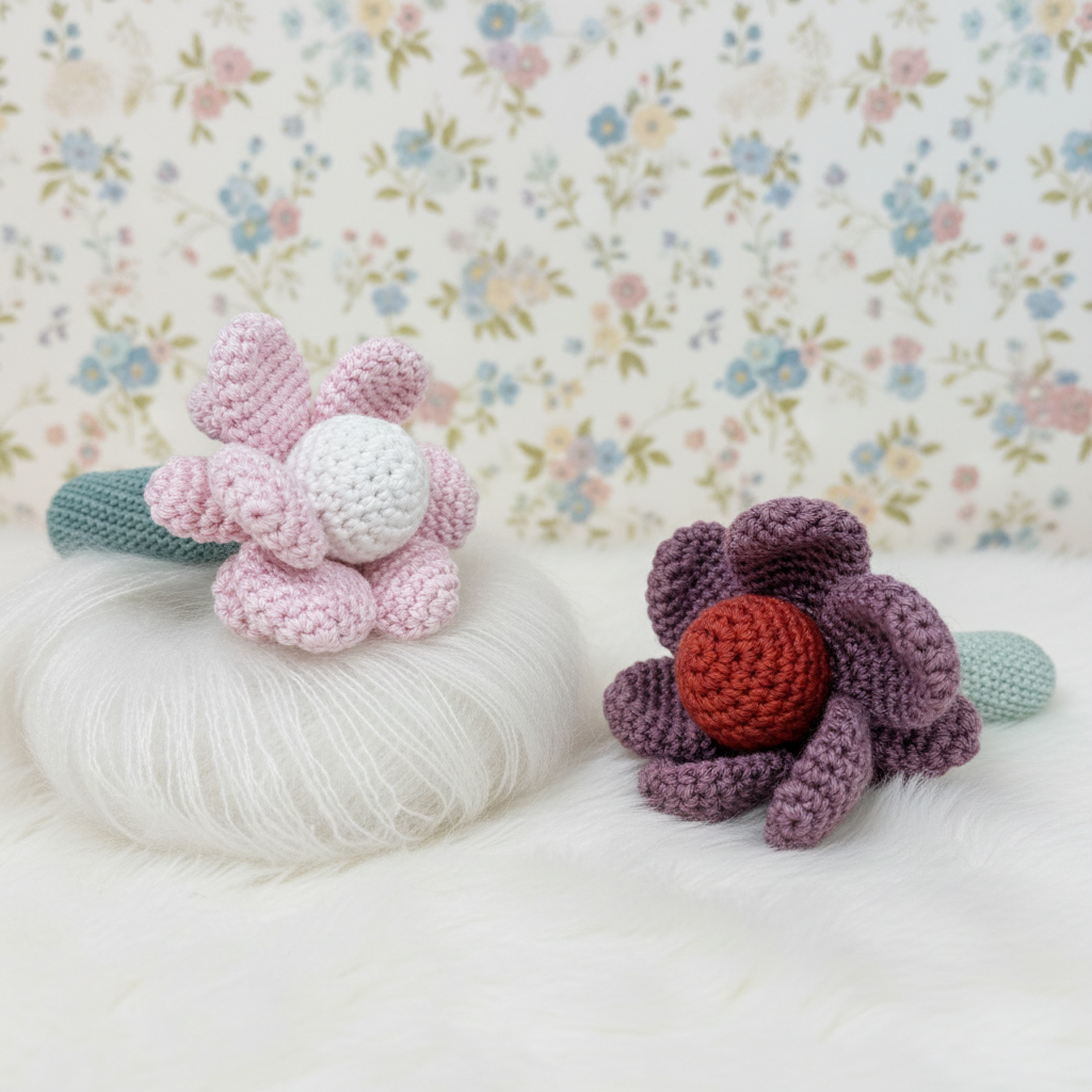 Patron du Hochet fleur