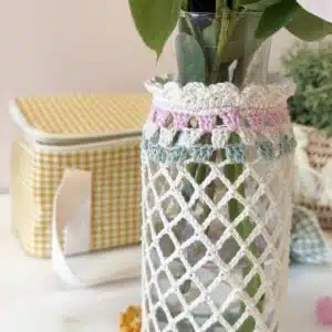 Patron de la décoration de vase (ou de bouteille)